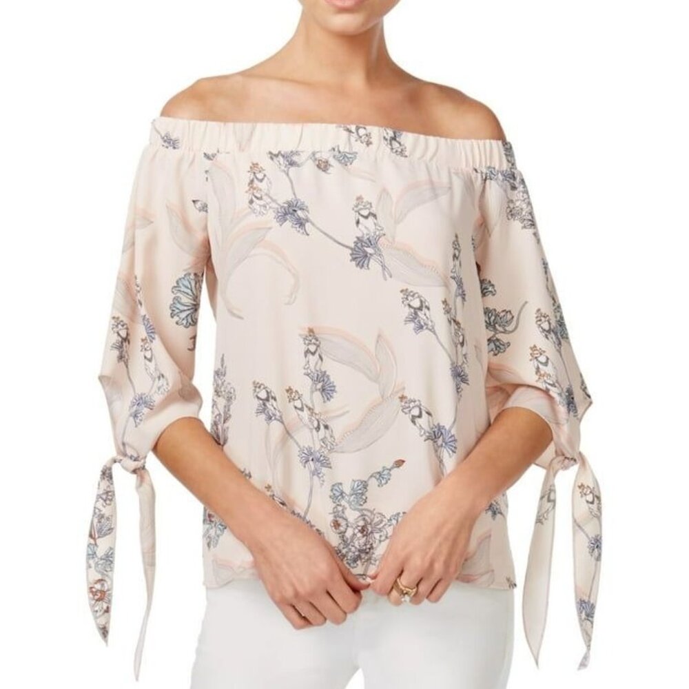 Bar III Women's Knot Blouse size M